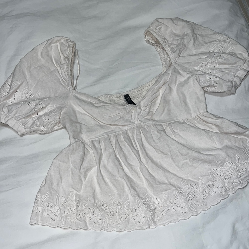 Zara peplum top